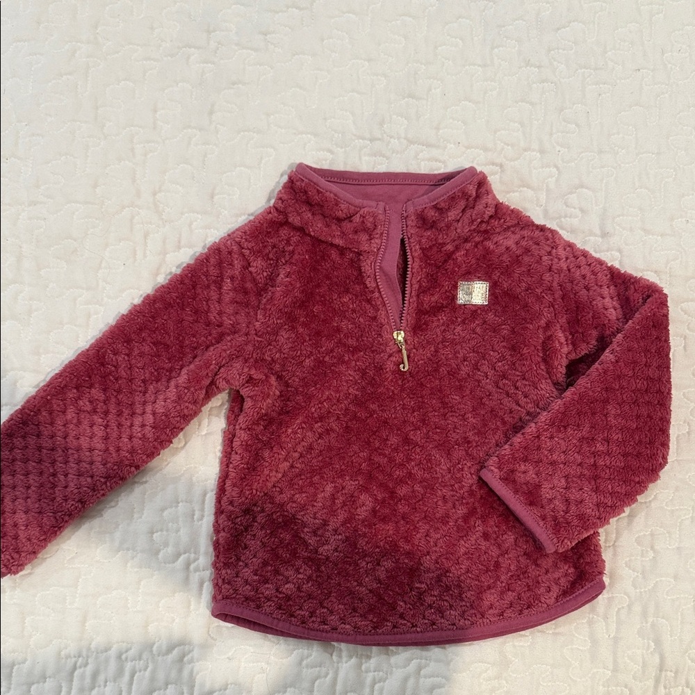 Juicy Couture Girls Fleece Pink Pullover